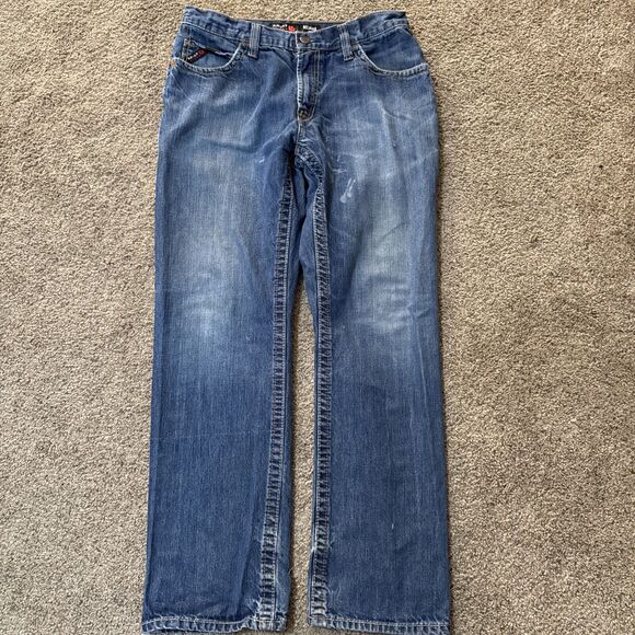 Ariat Other - Ariat Jeans Mens 34x34 Blue Denim FR M4 Low Rise Boot Cut Workwear Flame Resist